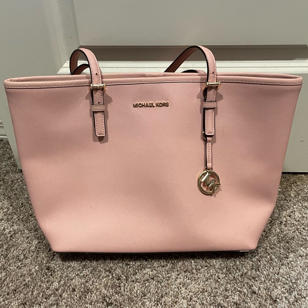 Price Drop Michael Kors Solid Blush Tote - image 1